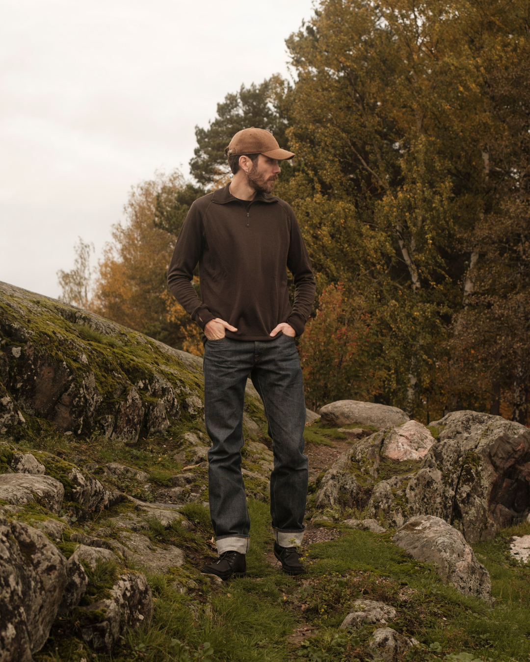ZN-240 Mens Zip Neck