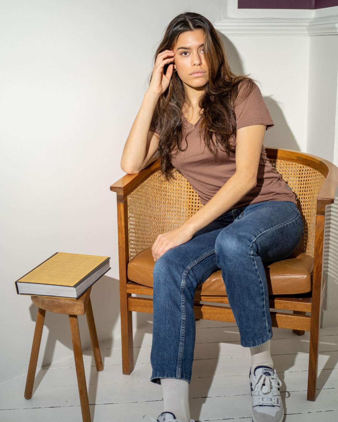 Outlet: W-135 Longsleeve Cappuccino