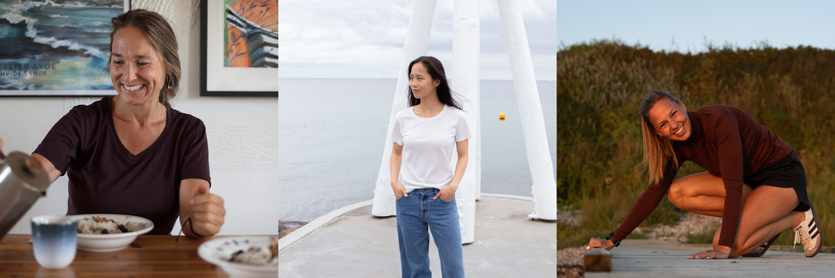 LOOW merino wool worn in everyday life