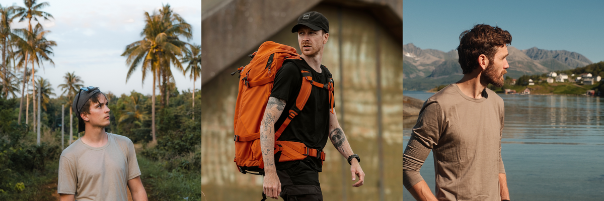 Travelling light in LOOW merino wool